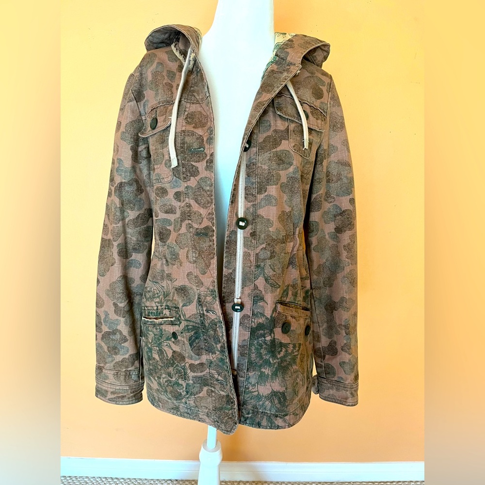 Hei Hei camo fatigue hooded jacket